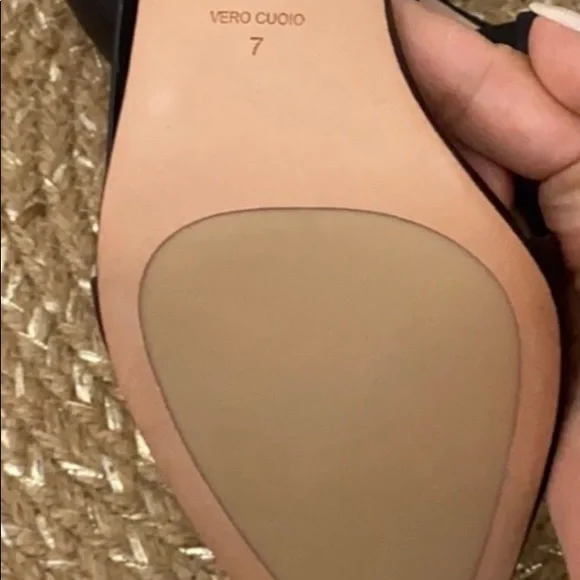 Gorgeous LEATHER slingback PUMPS SIZE 7 - Picture 9 of 10